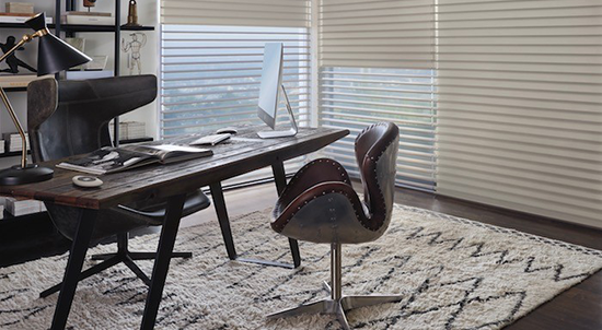 home office window treatment liner shades