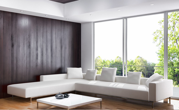 Blinds and shades for living room