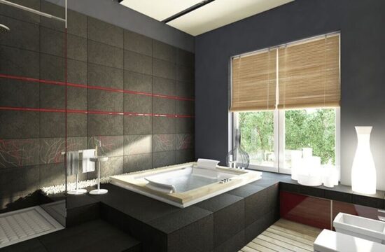 bathroom window treatments