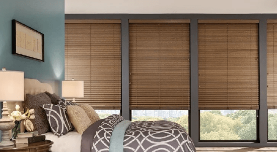 Bedroom window shutters